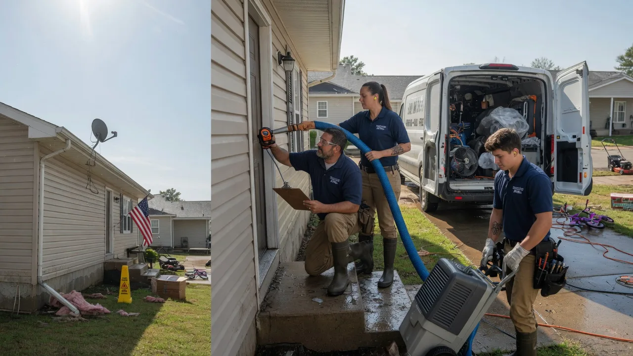 Ceiling Water Damage Restoration in Manitou, OK near me